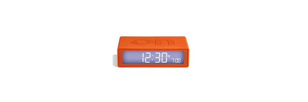 Lexon - Flip - Reversible LCD alarm clock - Orange Lexon - Flip - Reversible LCD alarm clock - Orange