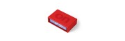 Lexon - Flip - Reversible LCD alarm clock - Rubber Red Lexon - Flip - Reversible LCD alarm clock - Rubber Red