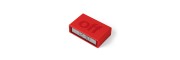 Lexon - Flip - Reversible LCD alarm clock - Rubber Red Lexon - Flip - Reversible LCD alarm clock - Rubber Red