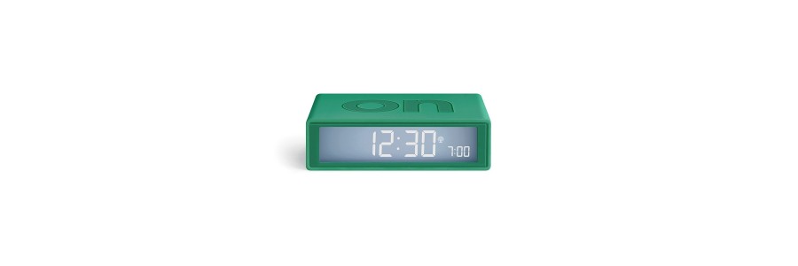 Lexon - Flip - Reversible LCD alarm clock - Green Emerald Lexon - Flip - Reversible LCD alarm clock - Green Emerald
