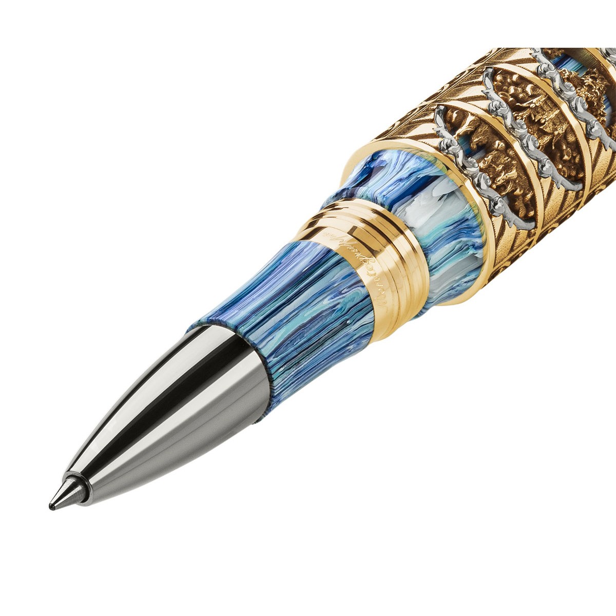 Montegrappa - Dante Alighieri Paradiso - Roller Oro 18kt. Montegrappa - Dante Alighieri Paradiso - Roller Oro 18kt.