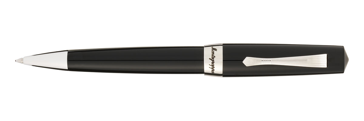 Montegrappa - Elmo 02 - Nero Lucido - Penna a sfera Montegrappa - Elmo 02 - Nero Lucido - Penna a sfera