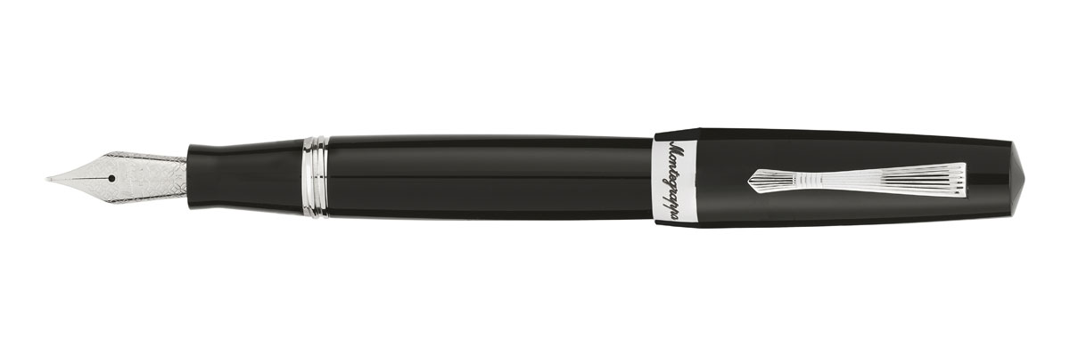 Montegrappa - Elmo 02 - Nero lucido - Stilografica Montegrappa - Elmo 02 - Nero lucido - Stilografica