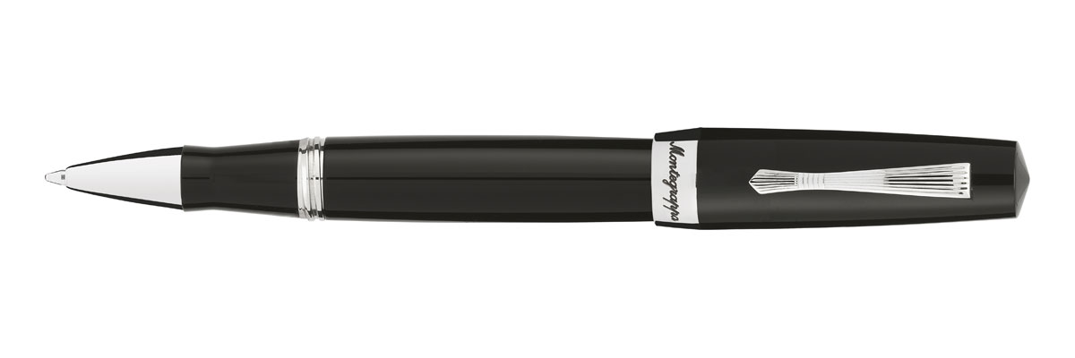Montegrappa - Elmo 02 - Nero Lucido - Roller Montegrappa - Elmo 02 - Nero Lucido - Roller