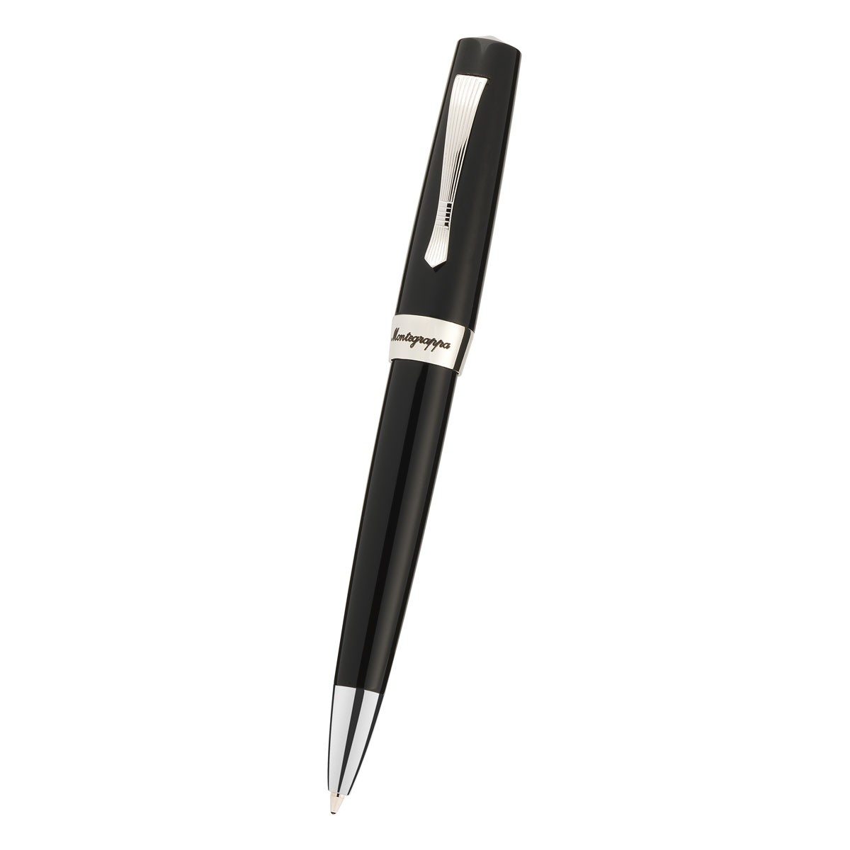 Montegrappa - Elmo 02 - Nero Lucido - Penna a sfera Montegrappa - Elmo 02 - Nero Lucido - Penna a sfera