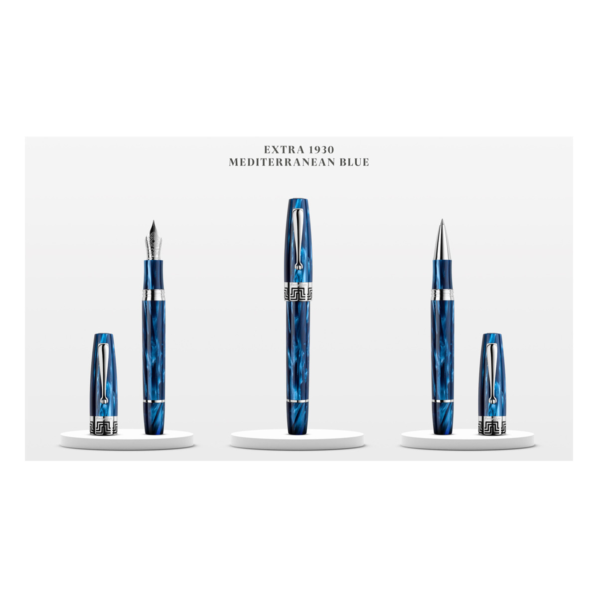 Montegrappa - Extra 1930 - Stilografica Blu Mediterraneo Montegrappa - Extra 1930 - Stilografica Blu Mediterraneo