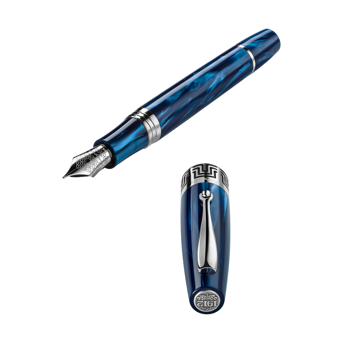 Montegrappa - Extra 1930 - Stilografica Blu Mediterraneo Montegrappa - Extra 1930 - Stilografica Blu Mediterraneo
