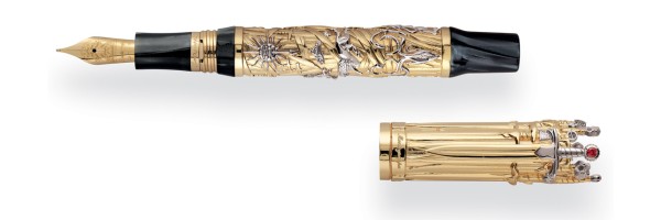 Montegrappa - The Game Of Thrones Limited Edition - Fountain Pen Solid Gold Montegrappa - The Game Of Thrones Limited Edition - Fountain Pen Solid Gold