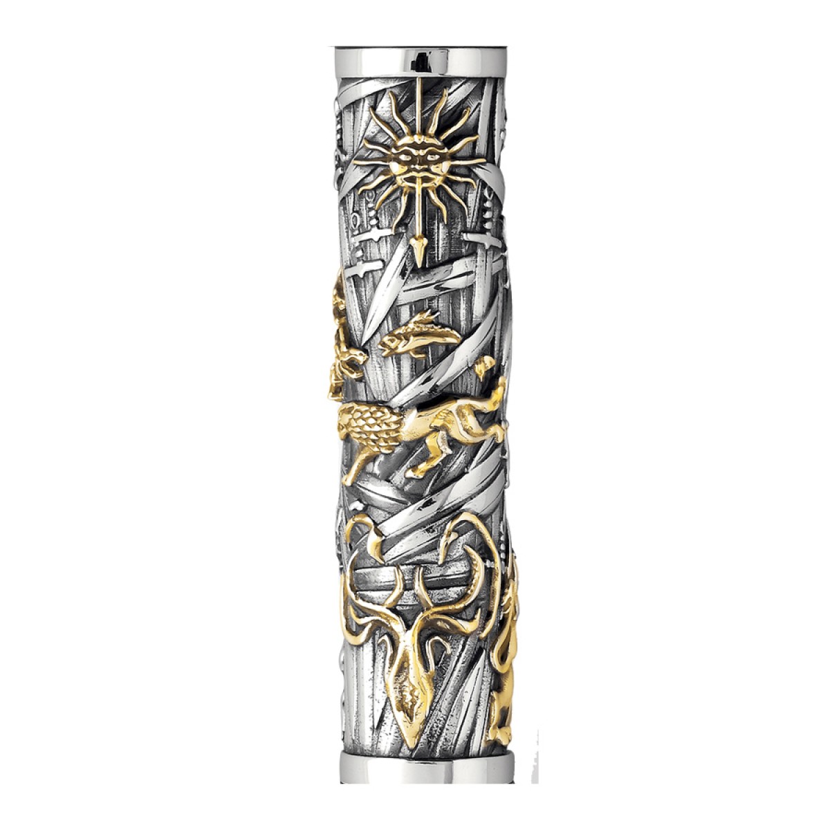 Montegrappa - The Game Of Thrones Limited Edition - Roller Argento Montegrappa - The Game Of Thrones Limited Edition - Roller Argento
