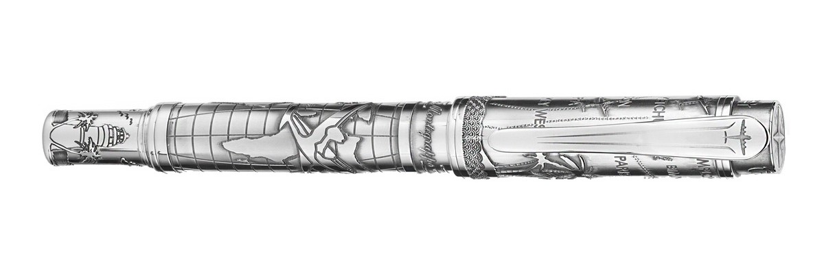 Montegrappa - Ernest Hemingway il Viaggiatore - Stilografica Argento