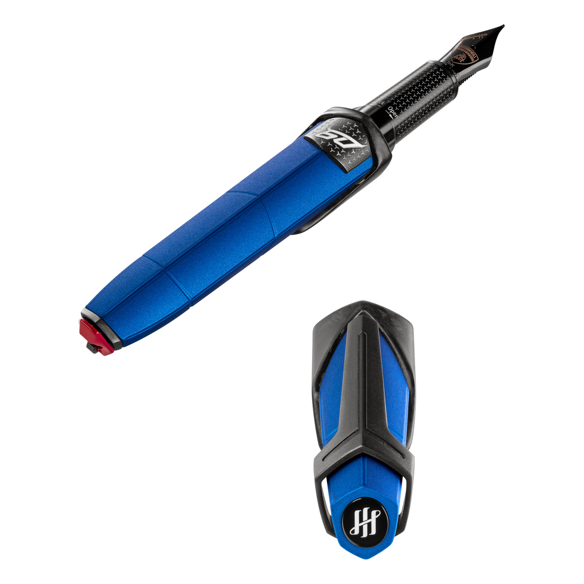 Montegrappa - Lamborghini 60° - Blue Aegeus - Stilografica Montegrappa - Lamborghini 60° - Blue Aegeus - Stilografica