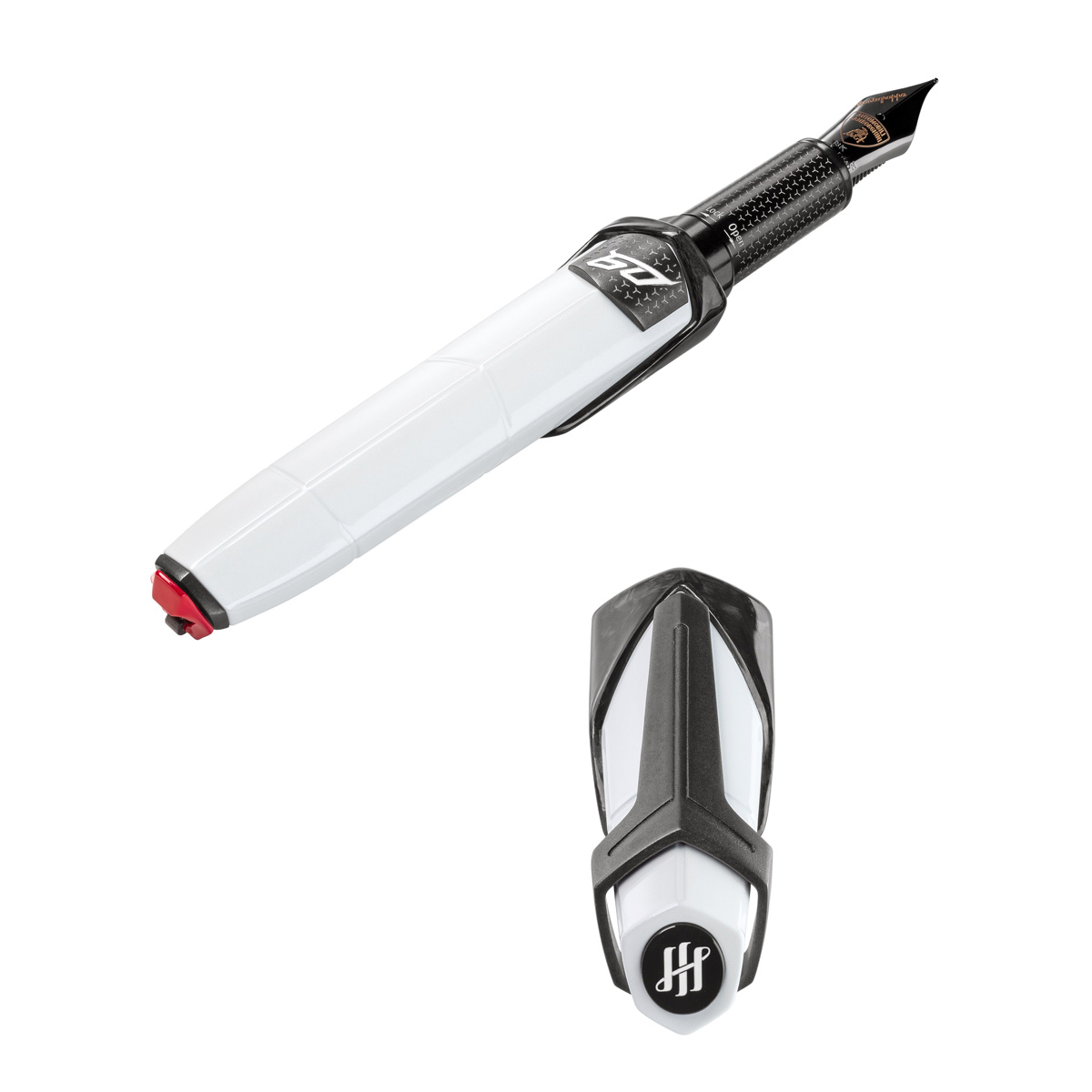 Montegrappa - Lamborghini 60° - Bianco Siderale - Fountain Pen Montegrappa - Lamborghini 60° - Bianco Siderale - Fountain Pen