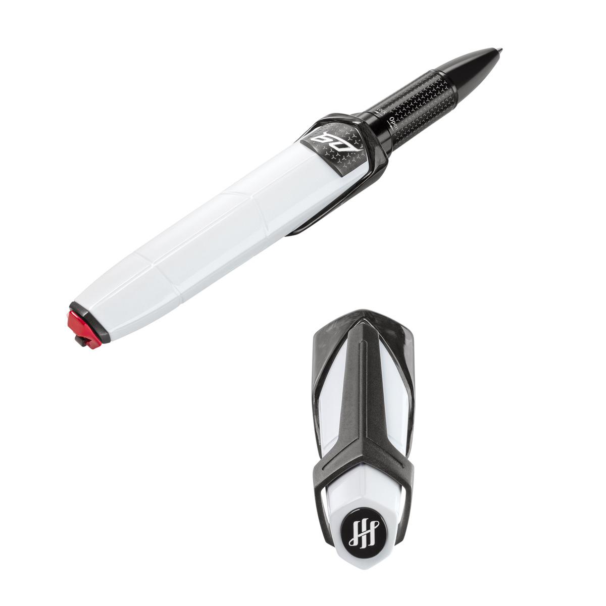 Montegrappa - Lamborghini 60° - Bianco Siderale - Roller Montegrappa - Lamborghini 60° - Bianco Siderale - Roller