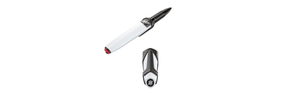 Montegrappa - Lamborghini 60° - Bianco Siderale - Roller Montegrappa - Lamborghini 60° - Bianco Siderale - Roller