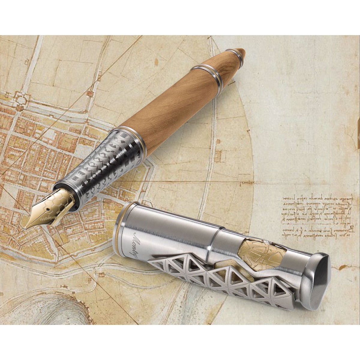 Montegrappa - Leonardo Da Vinci 500 Th Anniversary - Fountain Pen Montegrappa - Leonardo Da Vinci 500 Th Anniversary - Fountain Pen