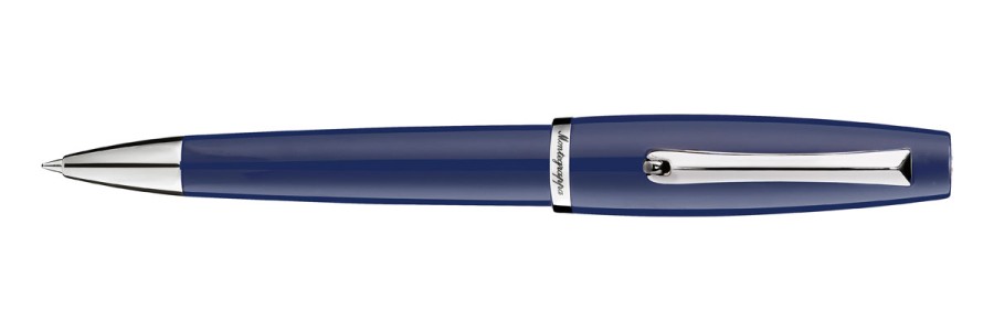 Montegrappa - Manager - Blu Acciaio - Penna a sfera Montegrappa - Manager - Blu Acciaio - Penna a sfera