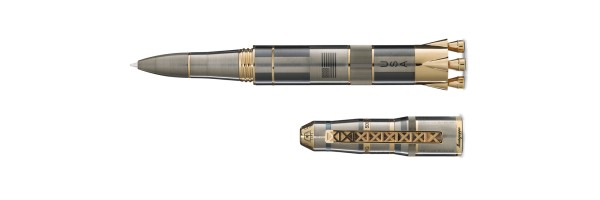 Montegrappa - Moon Landing L.E. - Titanio e Oro - Roller Montegrappa - Moon Landing L.E. - Titanio e Oro - Roller