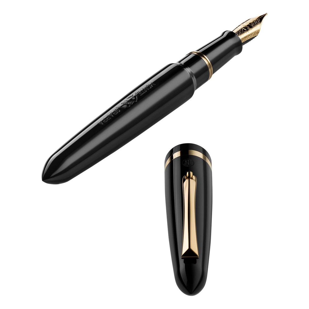 Montegrappa - Venetia - Black - Fountain Pen Montegrappa - Venetia - Black - Fountain Pen