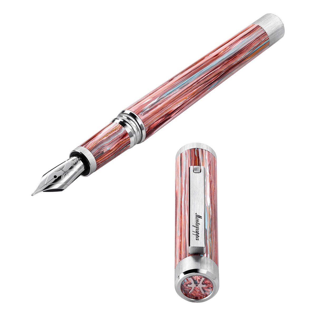 Montegrappa - Zero Zodiac - Fountain Pen - Pesci L.E. Montegrappa - Zero Zodiac - Fountain Pen - Pesci L.E.