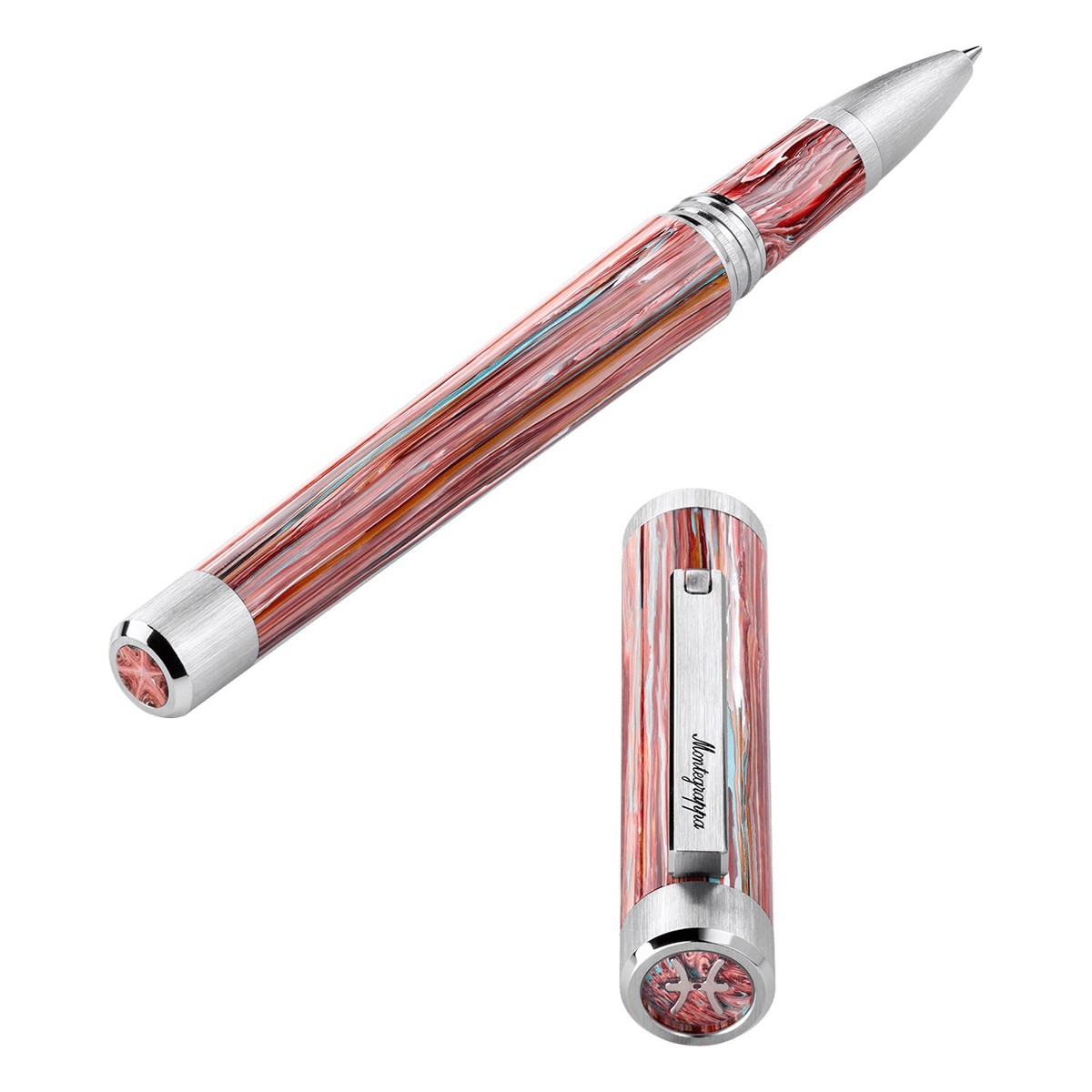 Montegrappa - Zero Zodiac - Rollerball Pen - Pesci Montegrappa - Zero Zodiac - Rollerball Pen - Pesci