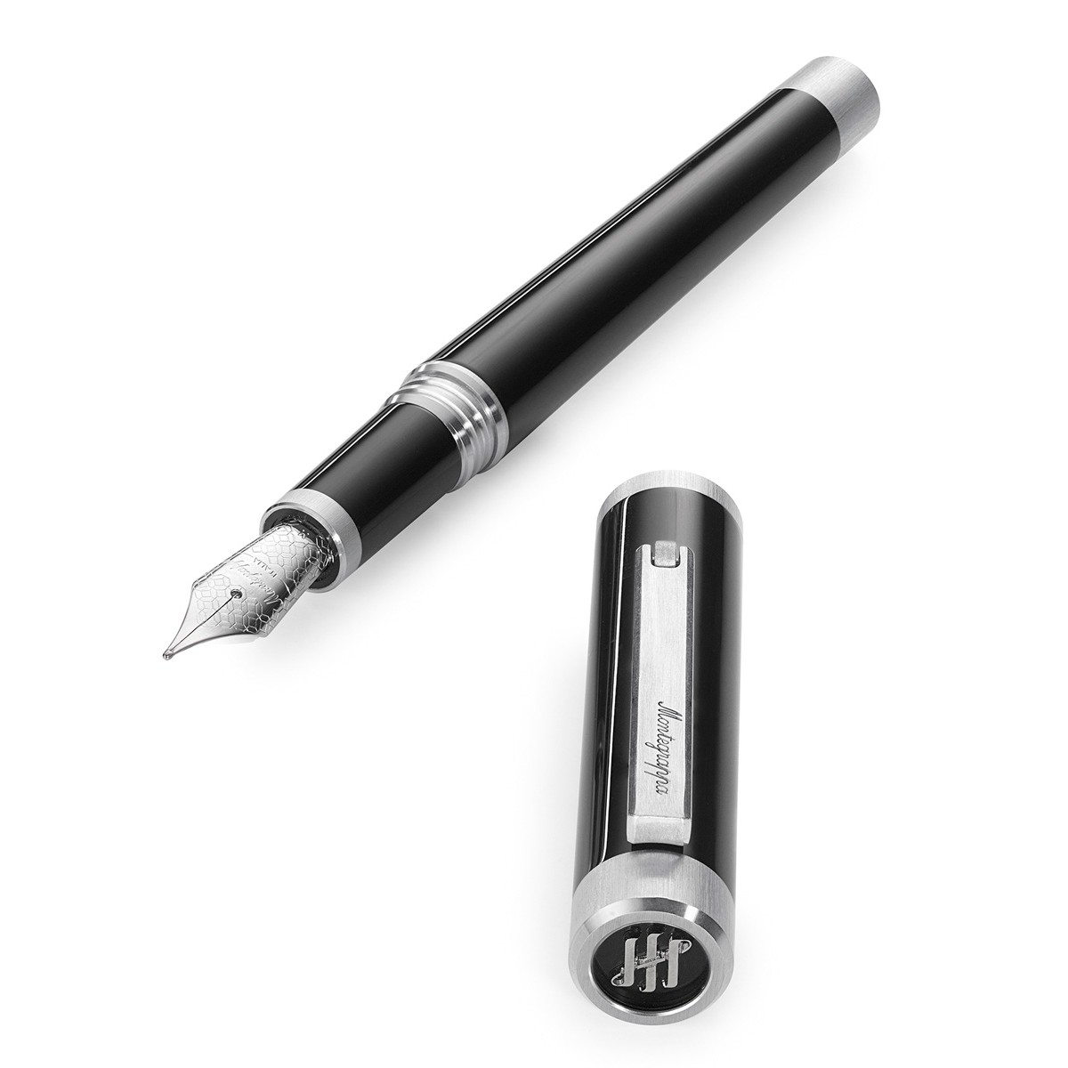 Montegrappa - Zero - Stilografica - Nera Palladio Montegrappa - Zero - Stilografica - Nera Palladio