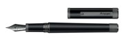 Montegrappa - Zero - Stilografica - Ultra Nero Rutenio Montegrappa - Zero - Stilografica - Ultra Nero Rutenio