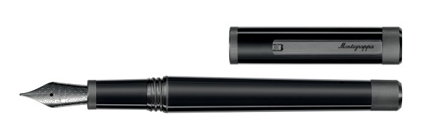 Montegrappa - Zero - Stilografica - Ultra Nero Rutenio Montegrappa - Zero - Stilografica - Ultra Nero Rutenio