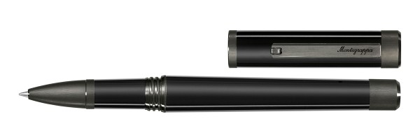 Montegrappa - Zero - Roller - Ultra Nero Rutenio Montegrappa - Zero - Roller - Ultra Nero Rutenio