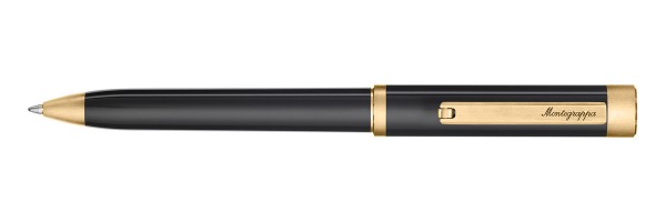 Montegrappa - Zero - Penna a sfera - Nera Oro Giallo Montegrappa - Zero - Penna a sfera - Nera Oro Giallo