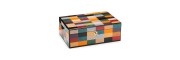 Pen Case - Rialto wood 18 seats - with glass Pen Case - Rialto wood 18 seats - with glass