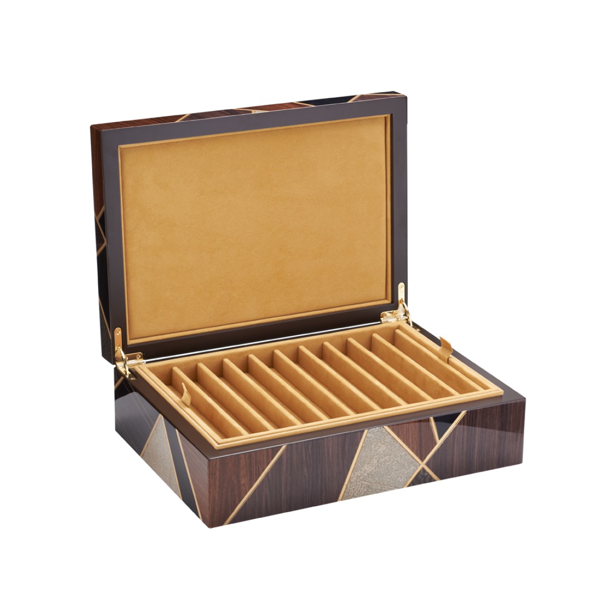 Pen Case - Tellux Vulcano Wood - 20 seats Pen Case - Tellux Vulcano Wood - 20 seats