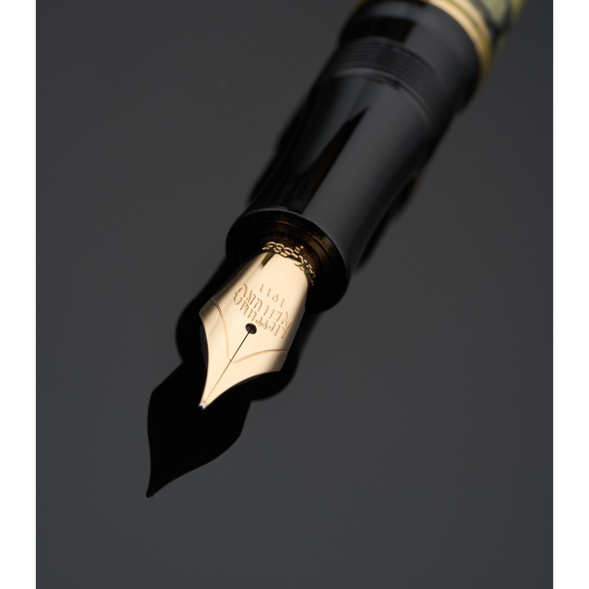 Nettuno - Superba Jade L.E. - Stilografica -  Pennino Oro14Kt.