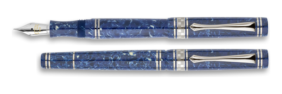 Nettuno - Superba Sapphire L.E. Palladium - Fountain Pen Nettuno - Superba Sapphire L.E. Palladium - Fountain Pen