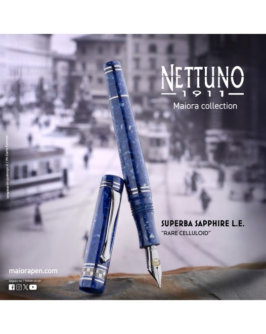 Nettuno - Superba Sapphire Gold Palladium - L.E. Nettuno - Superba Sapphire Gold Palladium - L.E.