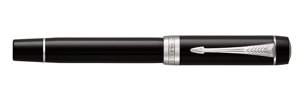 Parker - Duofold - Centennial Classic Black CT - Stilografica Parker - Duofold - Centennial Classic Black CT - Stilografica