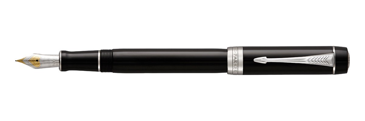Parker - Duofold - Centennial Classic Black CT - Stilografica Parker - Duofold - Centennial Classic Black CT - Stilografica