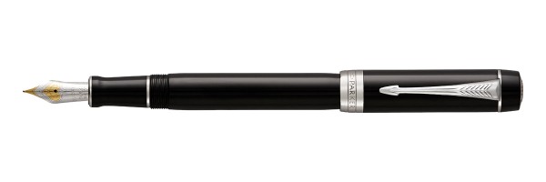 Parker - Duofold - Centennial Classic Black CT - Stilografica Parker - Duofold - Centennial Classic Black CT - Stilografica