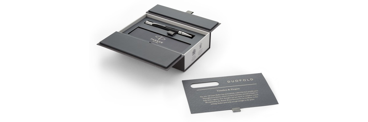 Parker - Duofold - Classic Black CT - Penna a sfera Parker - Duofold - Classic Black CT - Penna a sfera
