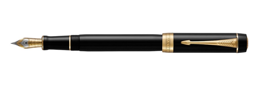 Parker - Duofold - Centennial Classic Black GT - Stilografica Parker - Duofold - Centennial Classic Black GT - Stilografica