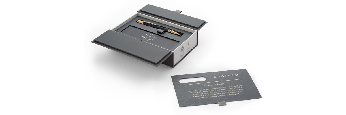 Parker - Duofold - Classic - Black GT - Penna a sfera Parker - Duofold - Classic - Black GT - Penna a sfera