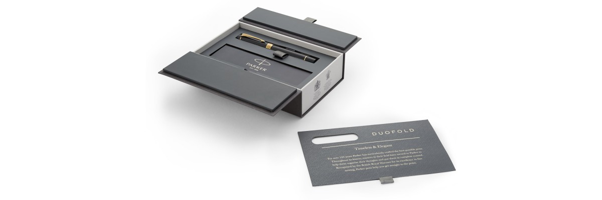 Parker - Duofold - Centennial Classic Black GT - Stilografica Parker - Duofold - Centennial Classic Black GT - Stilografica