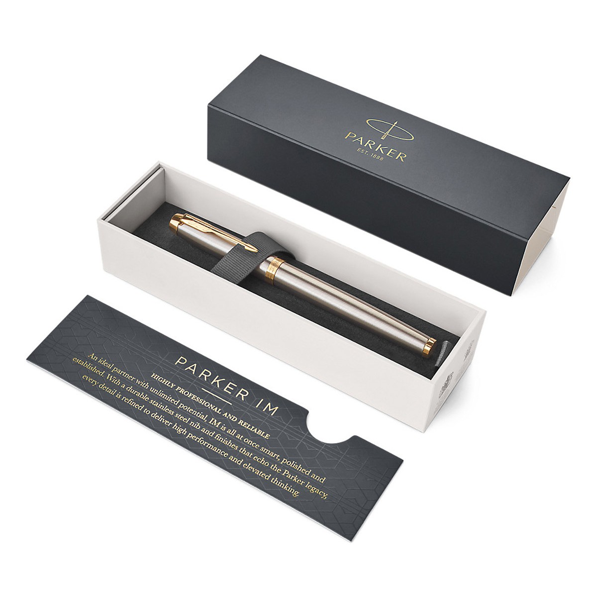 Parker - IM - Brushed Metal GT - Rollerball Parker - IM - Brushed Metal GT - Rollerball