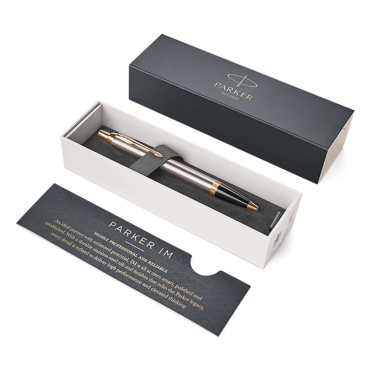 Parker - IM - Brushed Metal GT - Ballpoint Parker - IM - Brushed Metal GT - Ballpoint