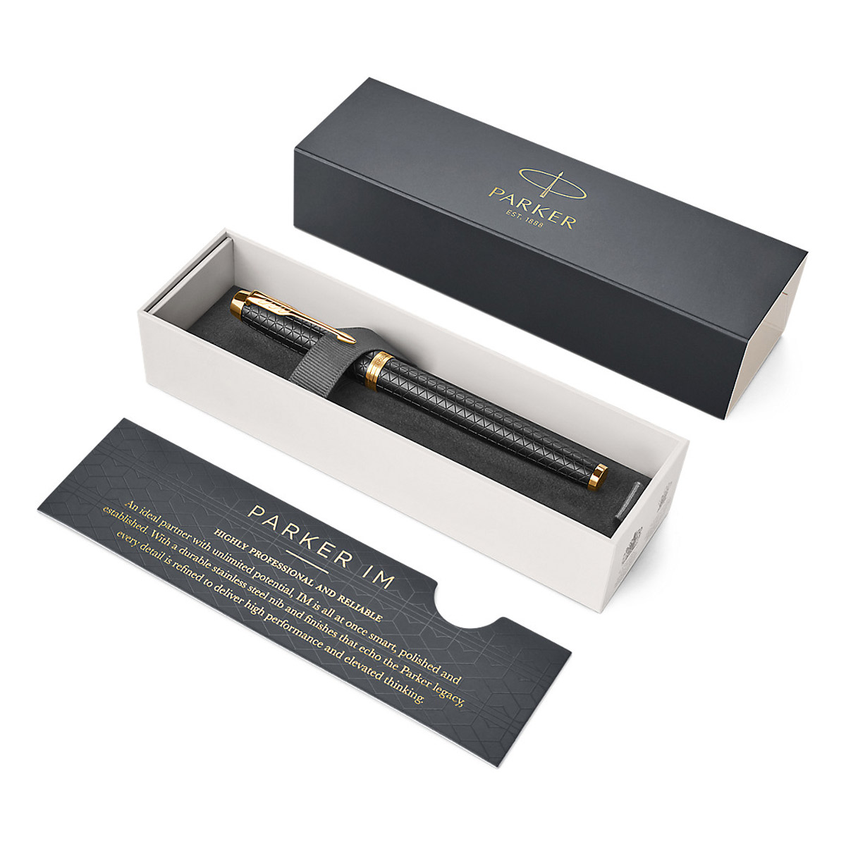 Parker - IM Premium - Black Gold GT - Rollerball Parker - IM Premium - Black Gold GT - Rollerball