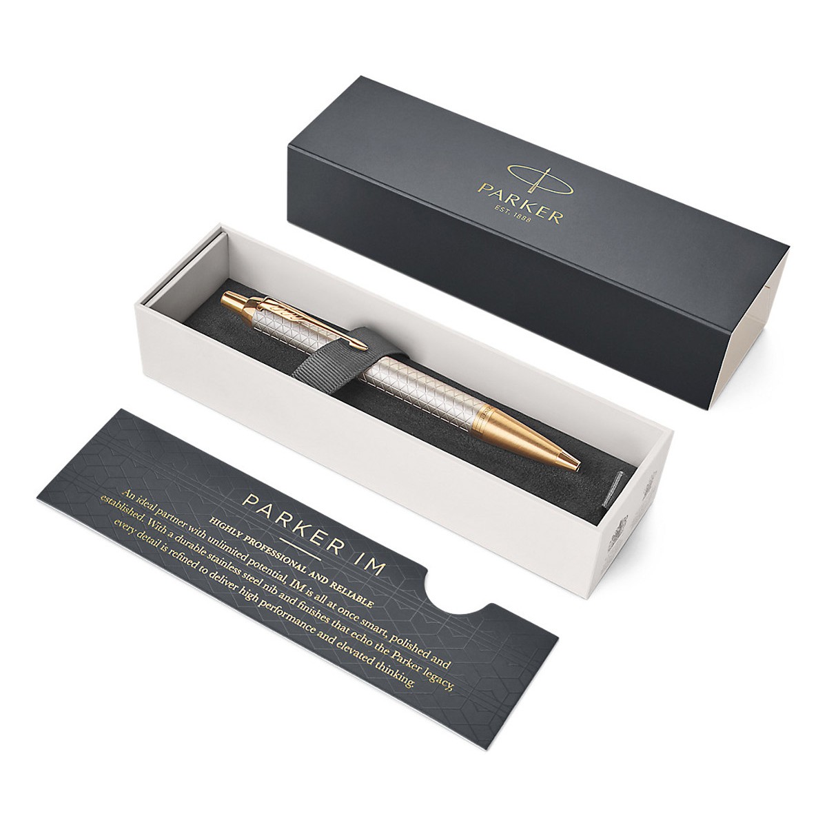 Parker - IM Premium - Grey Colour GT - Ballpoint Parker - IM Premium - Grey Colour GT - Ballpoint