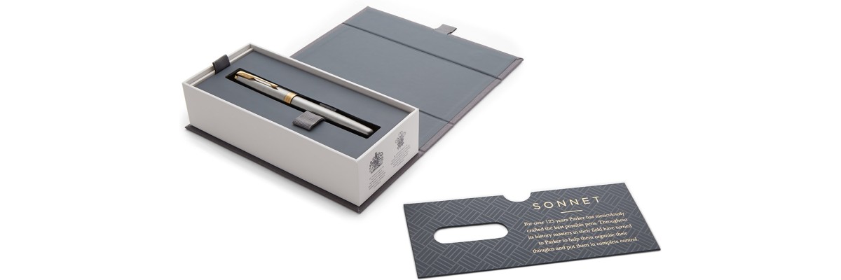 Parker - Sonnet - Stainless Steel GT - Stilografica Parker - Sonnet - Stainless Steel GT - Stilografica