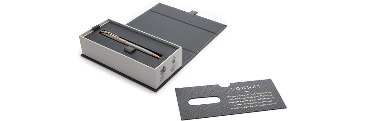 Parker - Sonnet - Stainless Steel GT - Ballpoint Parker - Sonnet - Stainless Steel GT - Ballpoint
