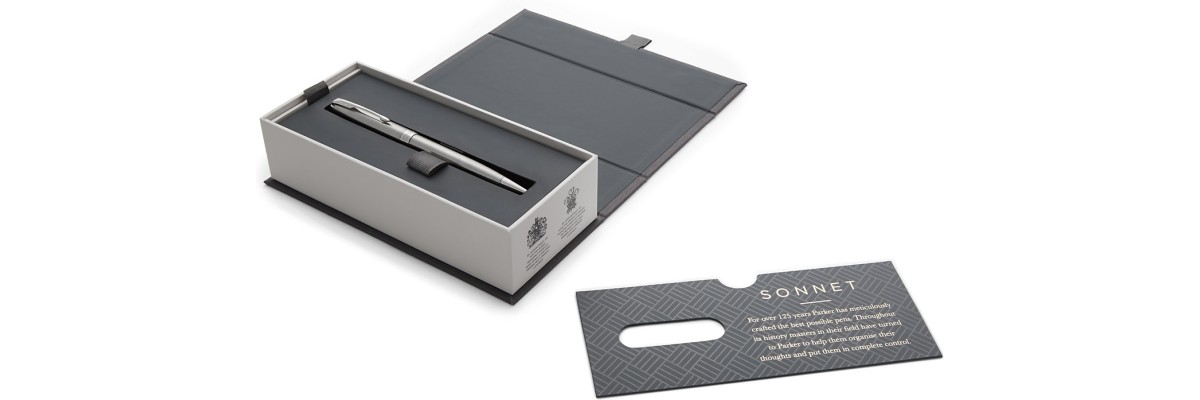Parker - Sonnet - Stainless Steel CT - Ballpoint Parker - Sonnet - Stainless Steel CT - Ballpoint
