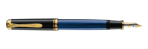 Pelikan - Souverän 400 - Blu Nera - Stilografica Pelikan - Souverän 400 - Blu Nera - Stilografica