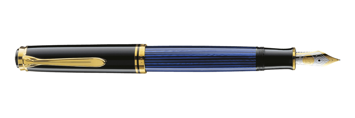 Pelikan - Souverän 800 - Blu Nera - Stilografica Pelikan - Souverän 800 - Blu Nera - Stilografica